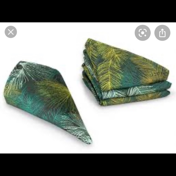 New Stokes Napkins 3 packs 4 piece set Pine Green - Picture 2 of 3